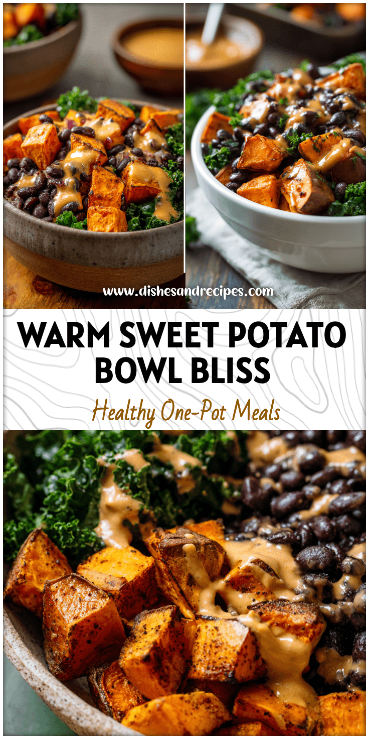 Roasted Sweet Potato & Black Bean Bowls - A Cozy Winter Dinner Recipe
